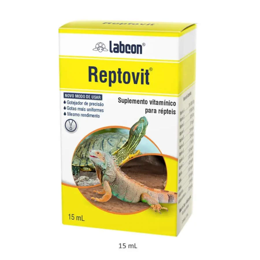 LABCON REPTOVIT SUPLEMENTO VITAMINICO PARA REPTEIS - 15ML