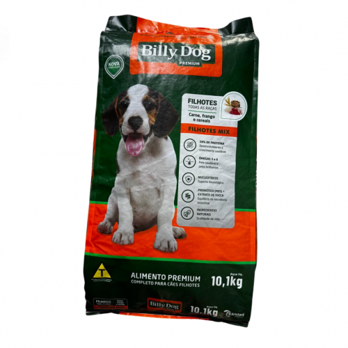 BILLY DOG PREMIUM FILHOTE MIX - 10KG