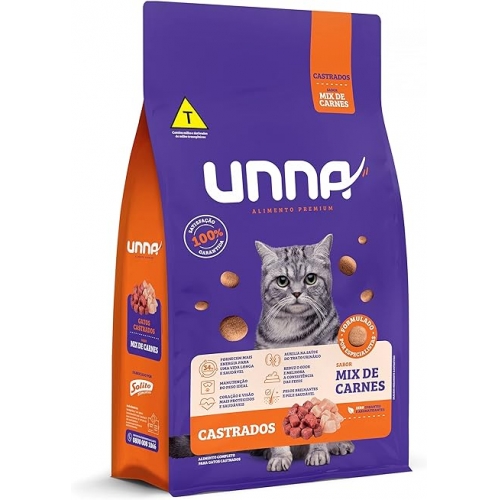 UNNA GATO CASTRADO MIX DE CARNE - 10KG