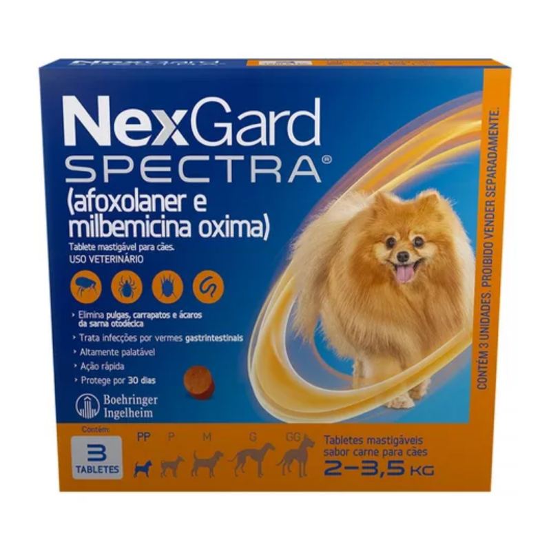 NEXGARD SPECTRA PP 2-3,5KG - 3UN