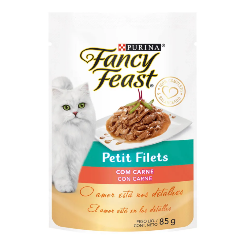 PURINA FRANCY FEAST PETIT FILET CARNE - 85G