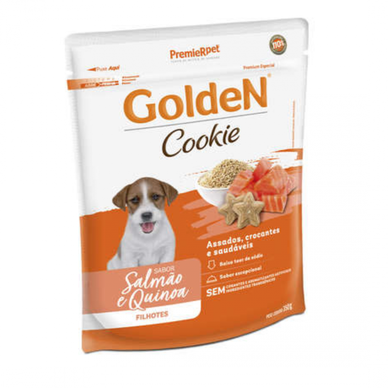 GOLDEN COOKIE SABOR SALMAO FILHOTE - 350G