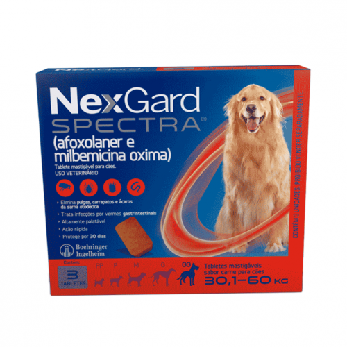 NEXGARD SPECTRA GG 30,1-60KG CAIXA - 3UN