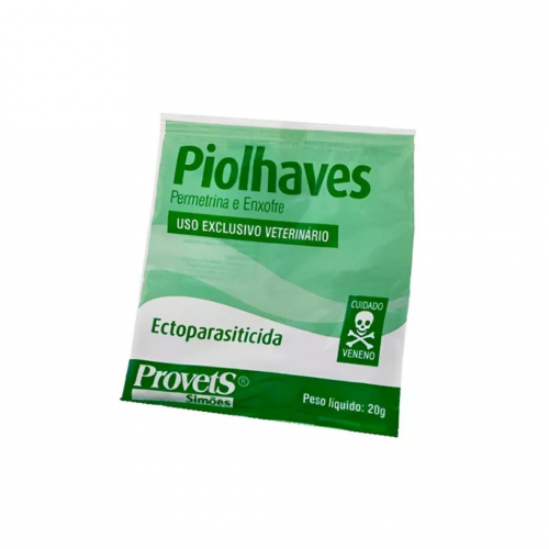 PIOLHAVES PERMETRINA E ENXOFRE - 20G