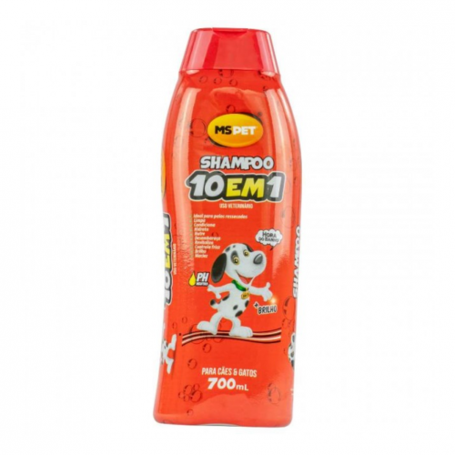 MS PET SHAMPOO 10 EM 1 700ML - 1UN