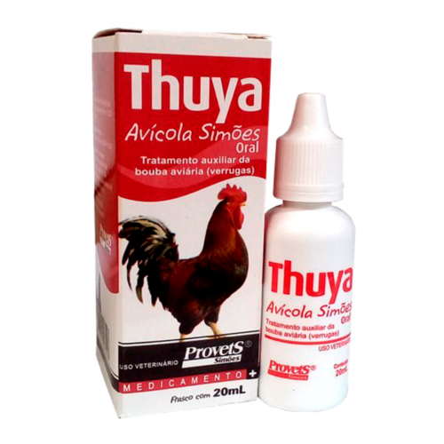 THUYA AVICOLA SIMOES ORAL TRATAMENTO BOUBA AVIARIA - 20ML