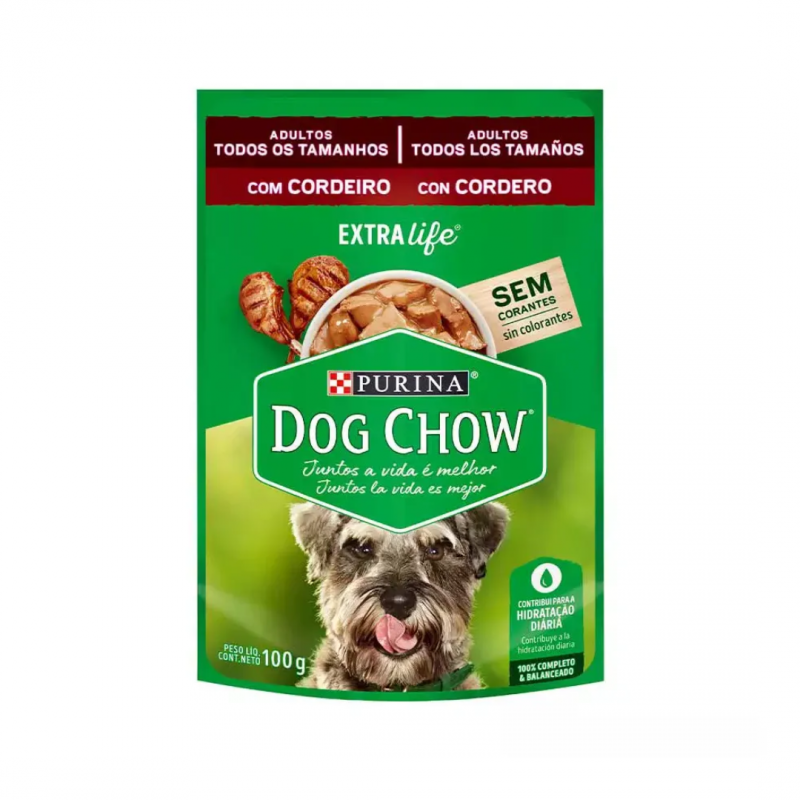 DOG CHOW SACHE CORDEIRO T.T - 100G