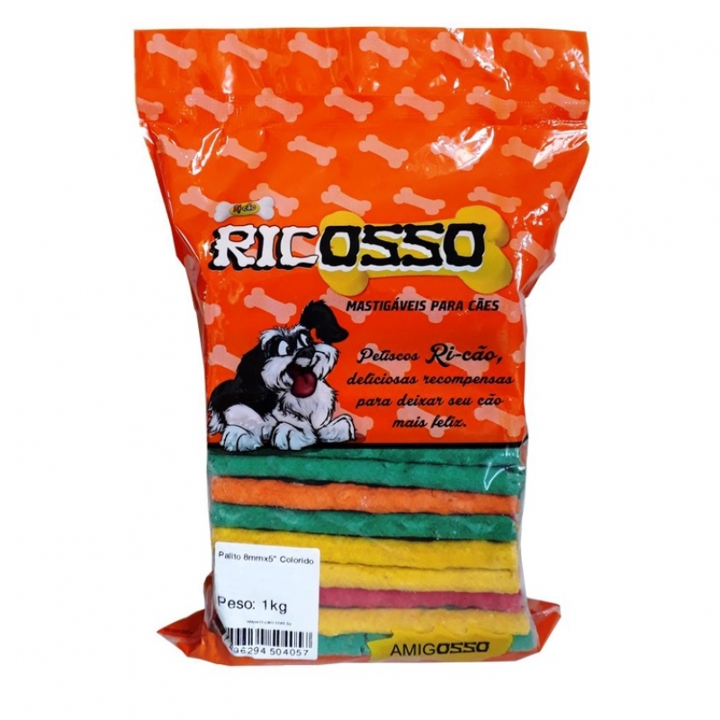 RICOSSO PALITO COLORIDO 8MMX5 - 1KG