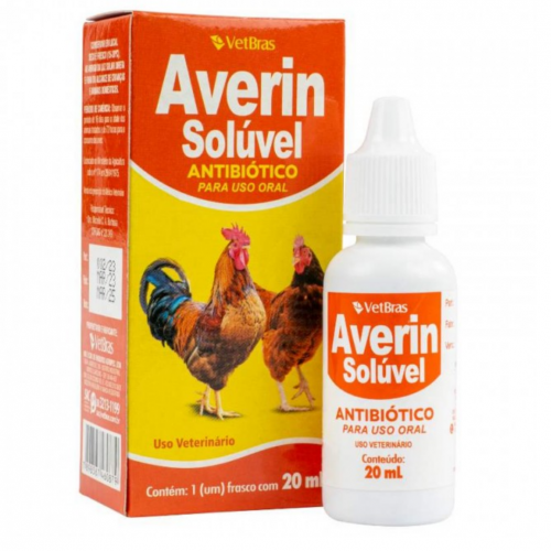 AVERIN SOLUVEL ANTIBIOTICO PARA USO ORAL - 20ML