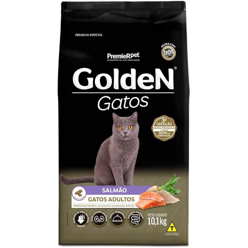 GOLDEN GATO SALMAO - 10KG