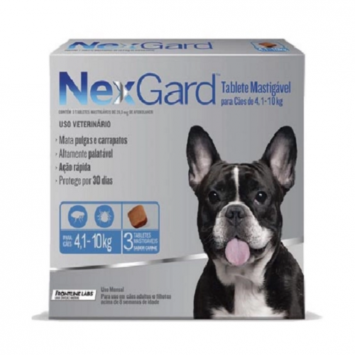 NEXGARD 4,1-10 KG CAIXA - 3UN