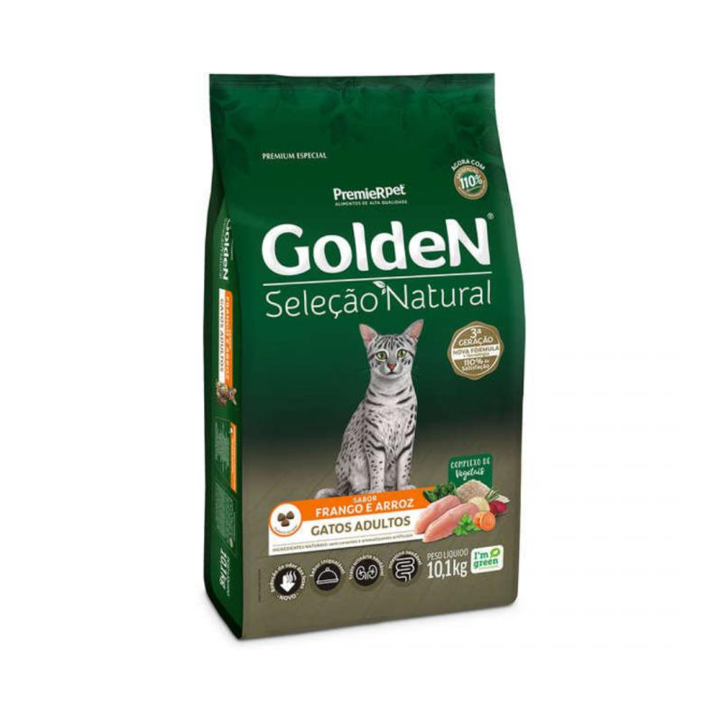 GOLDEN GATOS SELECAO NATURAL AD. 3.0 KG 7897348205524