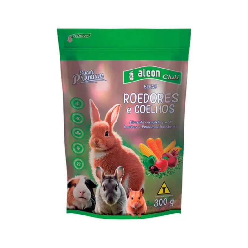 ALCON BLEND ROEDORES E COELHOS 300 g