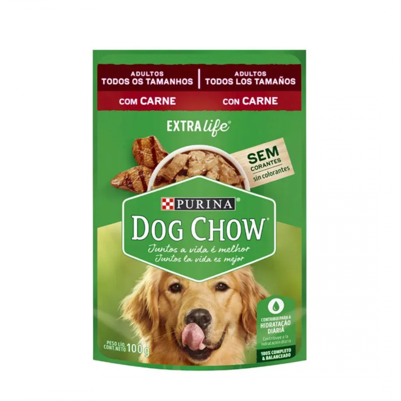 DOG CHOW SACHE CARNE T.T - 100G