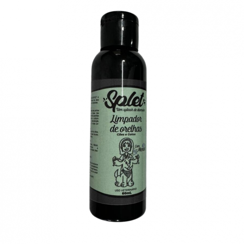 SPLET LIMPADOR DE ORELHA CAES E GATOS 60ML - 1UN