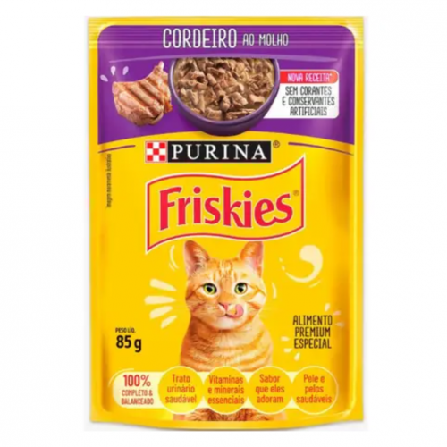 FRISKIES SACHE GATO CORDEIRO - 85G