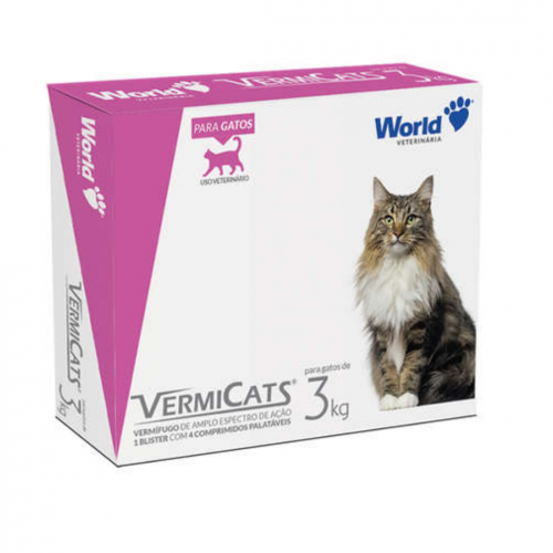 VERMICATS PARA GATOS DE 3KG - 1UN