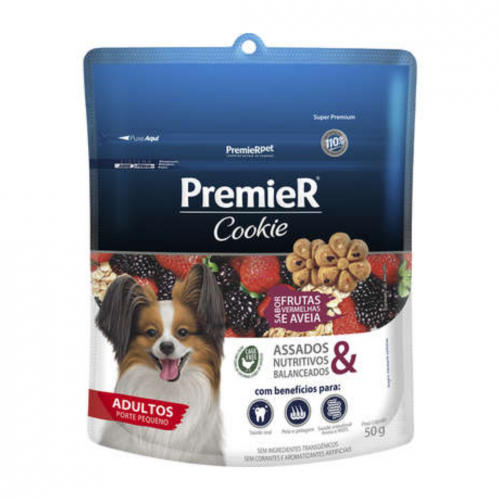 PREMIER COOKIE FRUTAS VERMELHAS - 50G