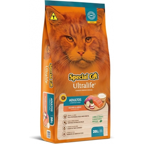 SPECIAL CAT ULTRALIFE SALMÃO - 20KG