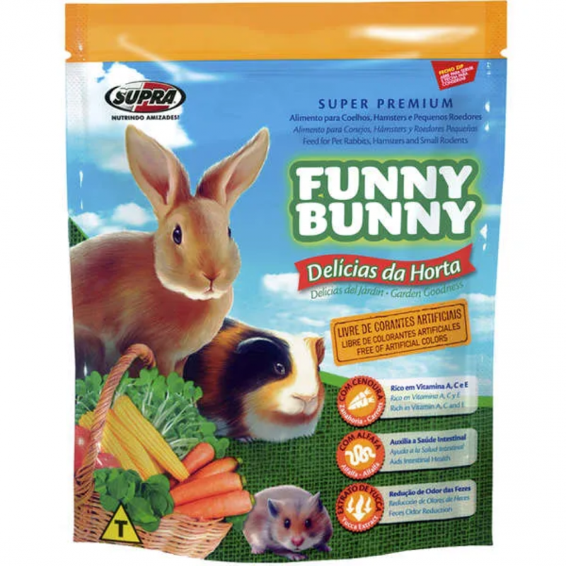 FUNNY BUNNY DELICIAS DA HORTA - 1,8KG