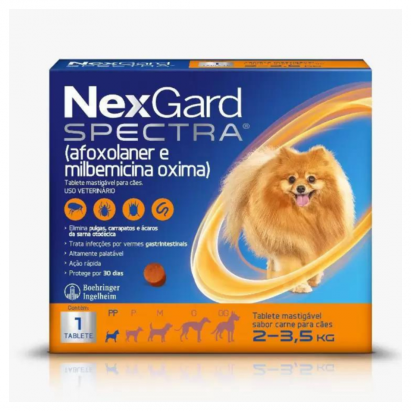 NEXGARD SPECTRA PP 2-3,5KG - 1UN