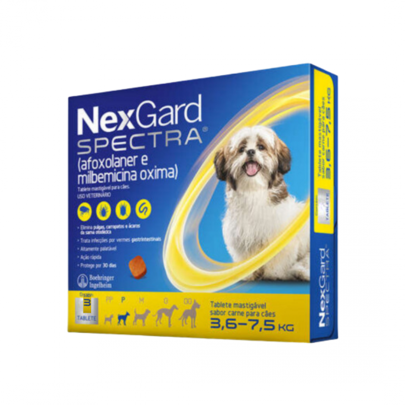 NEXGARD SPECTRA P 3,6-7,5KG - 3UN