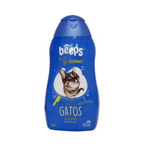 BEEPS SHAMPOO GATOS 500ML - 1UN