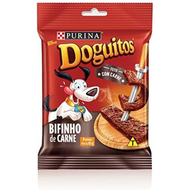 PURINA DOGUITOS BIFINHO DE CARNE 65G - 1UN