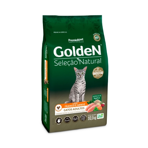 GOLDEN GATO SELEÇÃO NATURAL FRANGO - 10KG