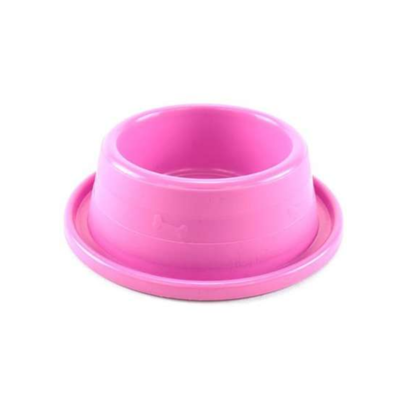 COMEDOURO PATA/OSSO ANTI-FORMIGA FILHOTE 300 ML ROSA E AZUL - 1UN