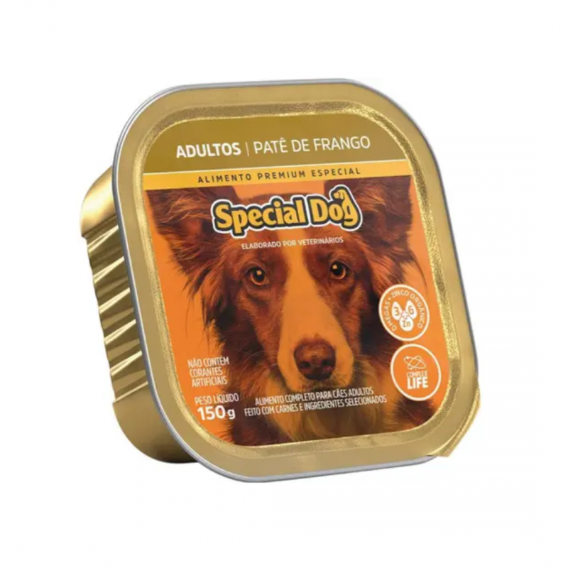 SPECIAL DOG CACHORRO ADULTO PATE DE FRANGO - 150G