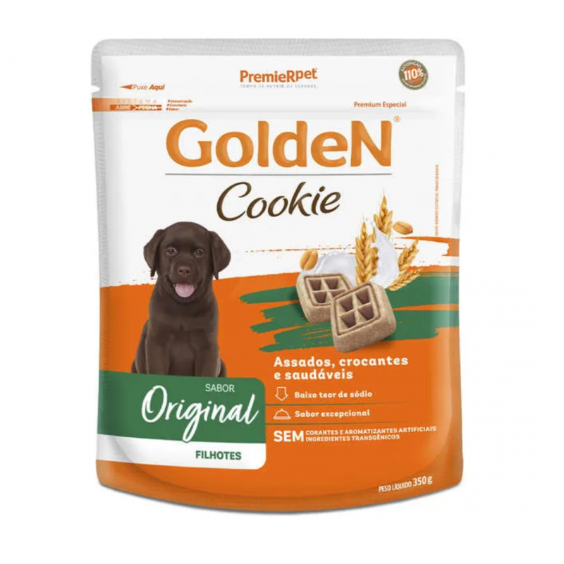 GOLDEN COOKIE SABOR ORIGINAL FILHOTE - 350G