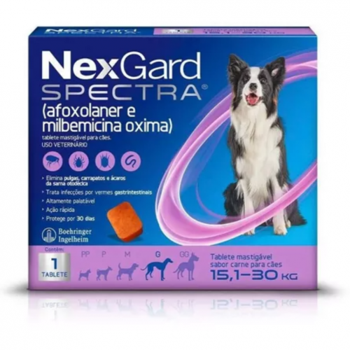 NEXGARD SPECTRA G 15,1-30KG - 1UN