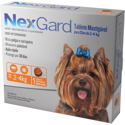 NEXGARD 2-4KG - 1UN