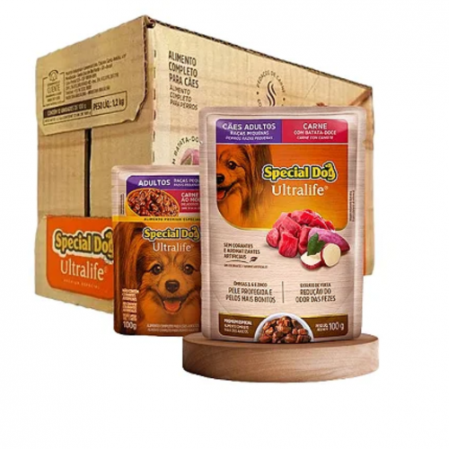 SPECIAL DOG CACHORRO CARNE SACHE R.P - 100G