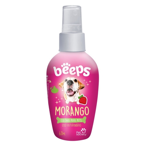 BEEPS COLONIA PARA PETS MORANGO 60ML - 1UN