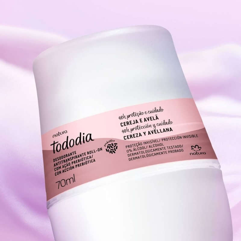 NATURA TODODIA DESODORANTE ROLL-ON AMEIXA 70ML - 1UN