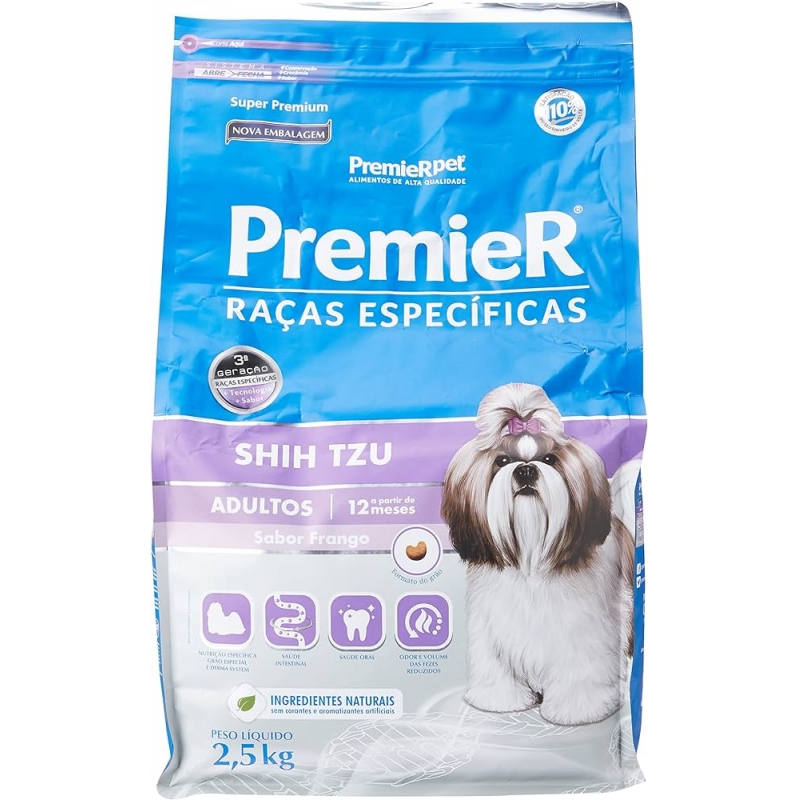 PREMIER RAÇAS ESPECIFICAS SHIH-TZU - 2,5KG