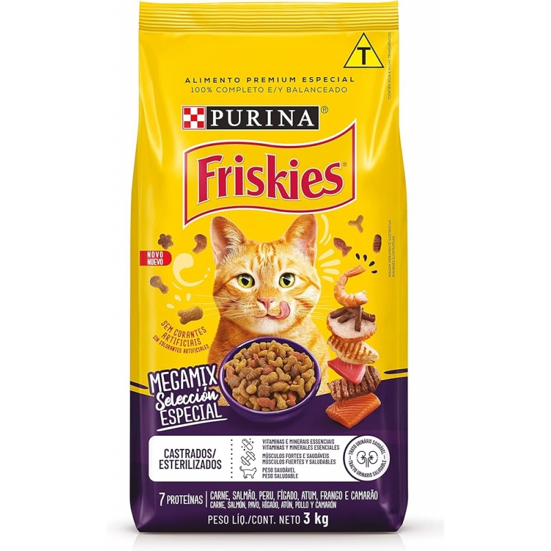 FRISKIES MEGAMIX CASTRADO - 3KG