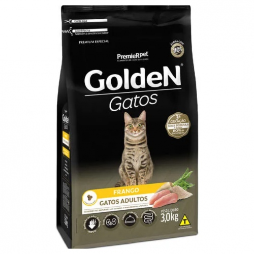 GOLDEN GATO FRANGO - 3KG