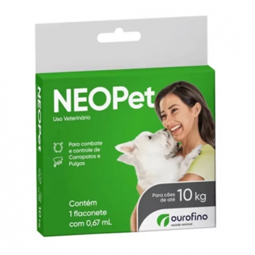 NEO PET PARA CAES ATÉ 10KG - 1 PIPETA