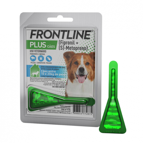 FRONTLINE PLUS CÃES ENTRE 10 E 20KG - 1UN