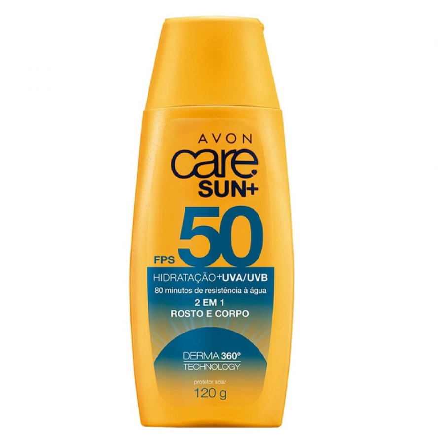 AVON CARE SUN+ FPS50 HIDRATAÇÃO +UVA/UVB 120G - 1UN