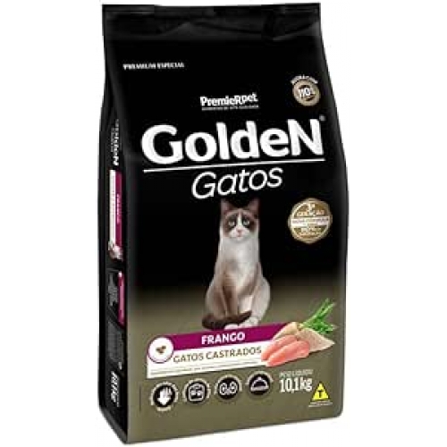 GOLDEN GATO CASTRADO FRANGO - 10KG