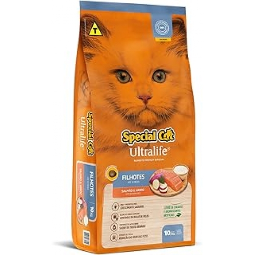 SPECIAL CAT ULTRALIFE FILHOTE SALMÃO - 10KG