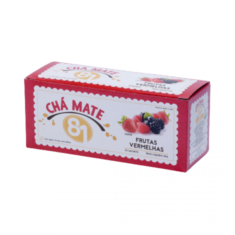 CHA MATE 81 FRUTAS VERMELHAS 40g