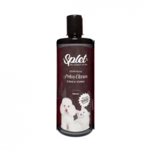 SPLET SHAMPOO PELOS CLAROS CAES E GATOS 500ML - 1UN