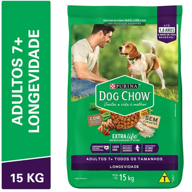 DOG CHOW EXTRA LIFE SENIOR - 15KG