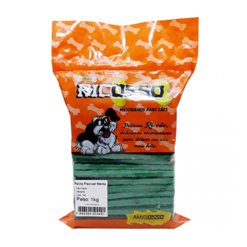 RICOSSO PALITO FLEXIVEL MENTA - 1KG