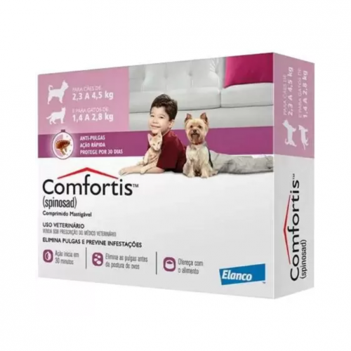 COMFORTIS CAES 2,3 A 4,5KG E GATOS 1,4 A 2,8KG - 1UN